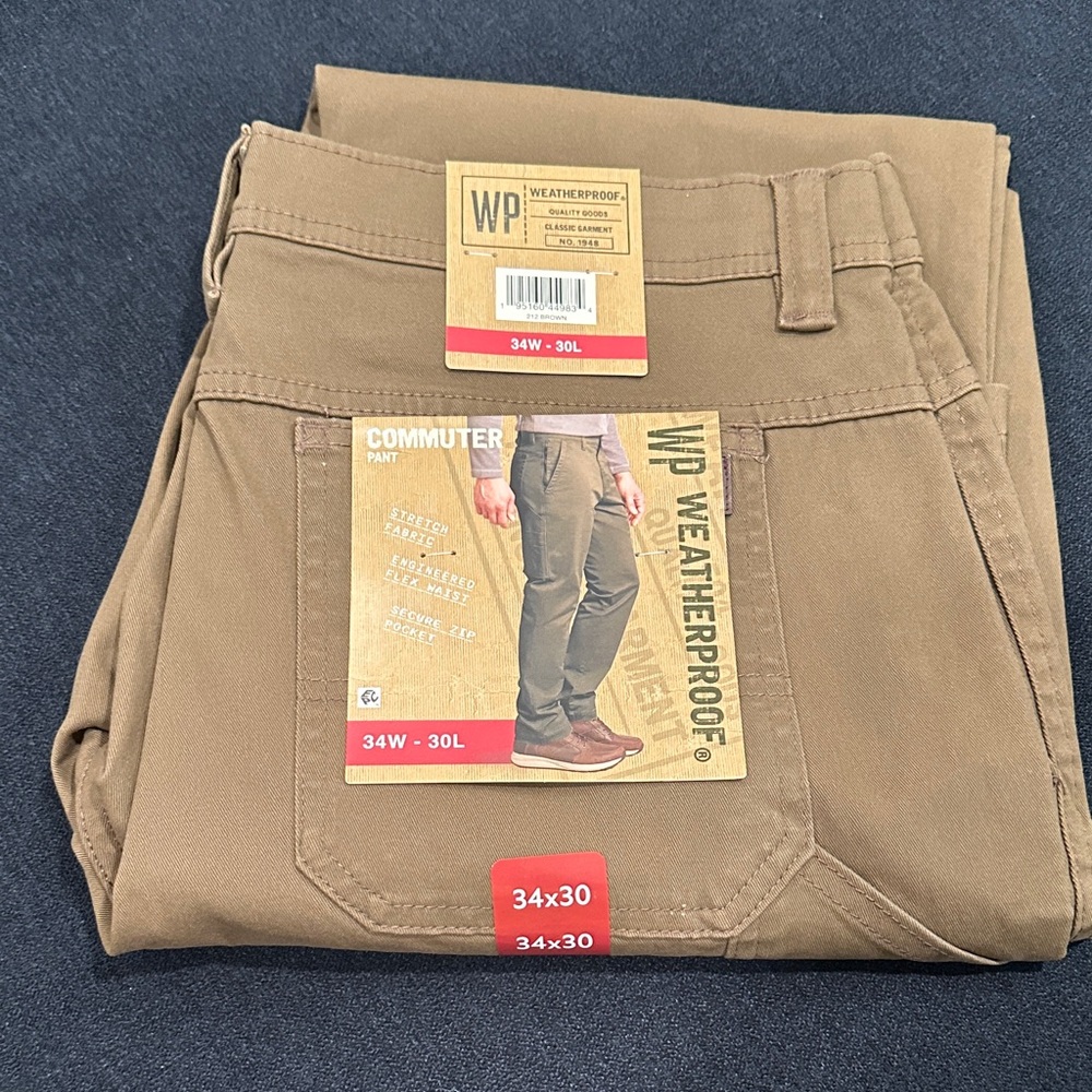 Weatherproof Men's Brown Chinos